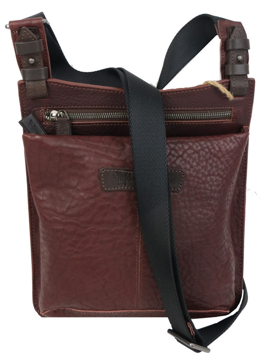 Шкіряна чоловіча сумка 24х26х3 см Mykhail Ikhtyar (260496200)