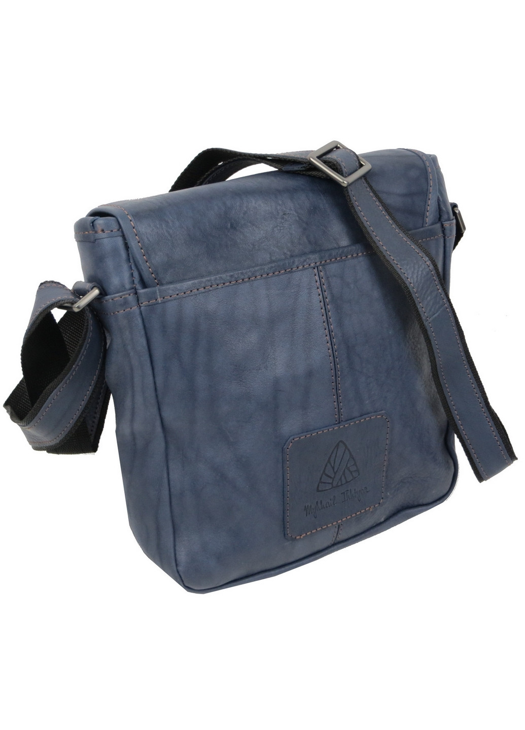 Кожаная мужская наплечная сумка 23х25х6 см Mykhail Ikhtyar (260497203)