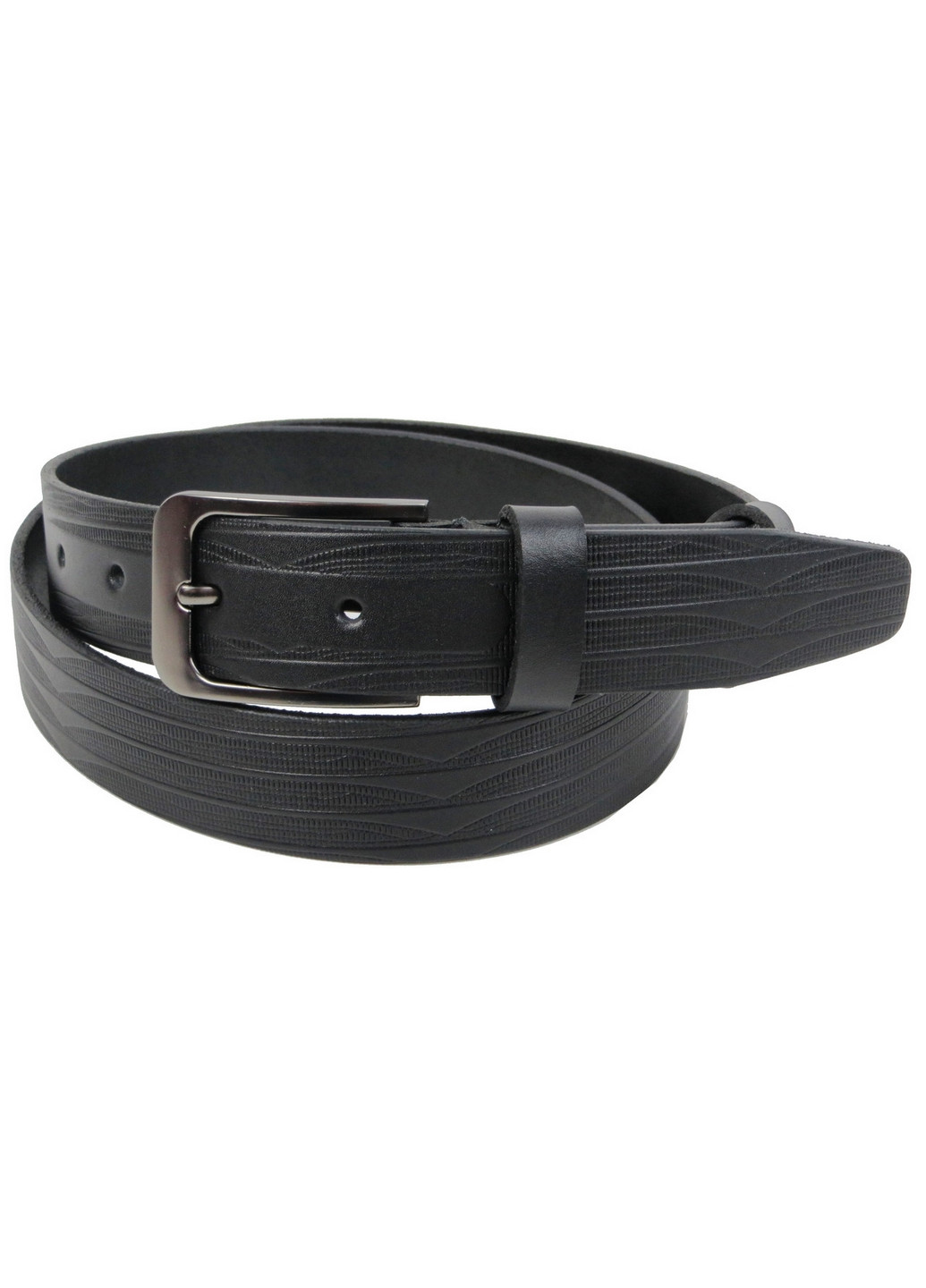 Чоловічий шкіряний ремінь 125-130х3,3 см Skipper (260499372)