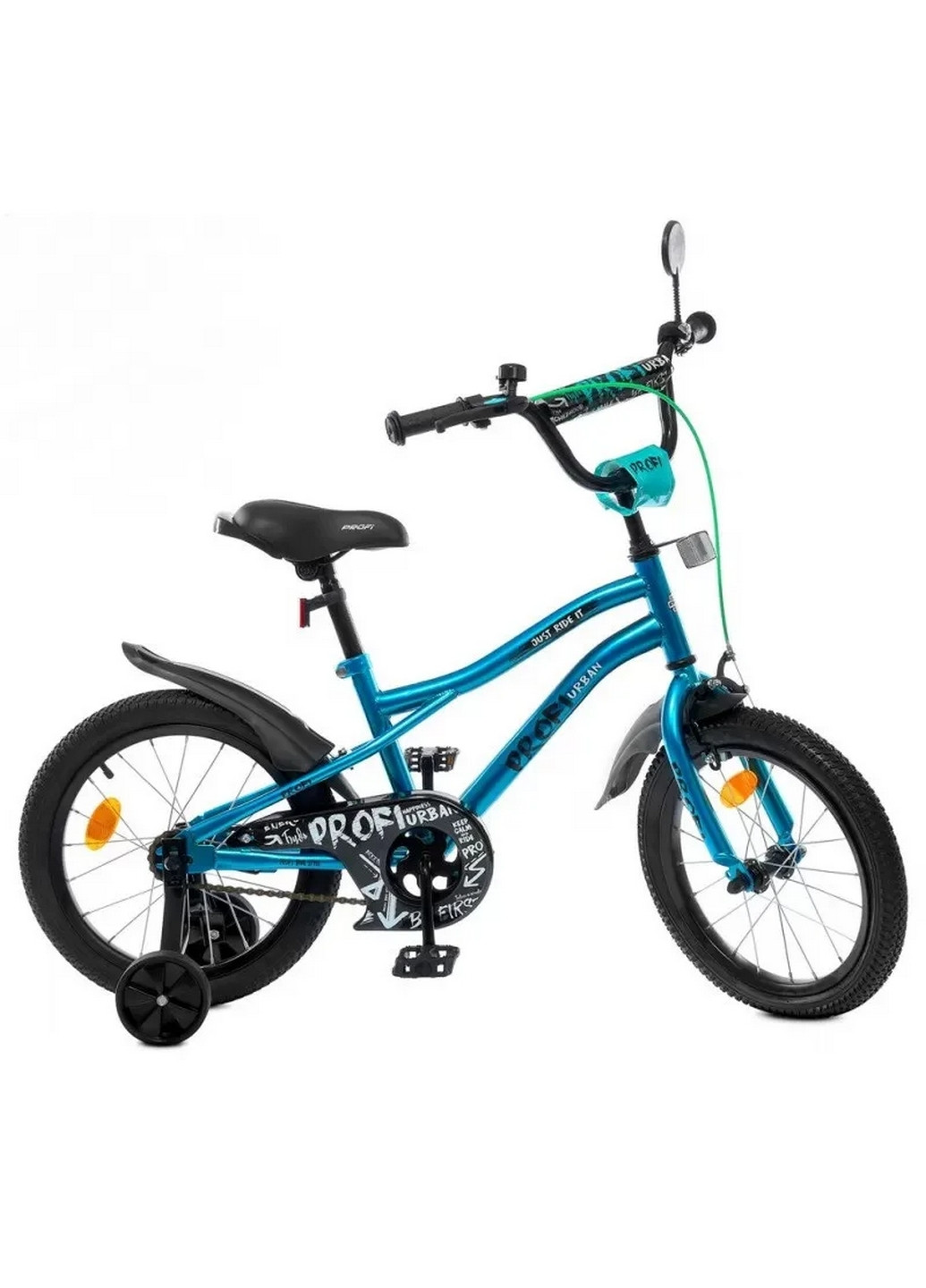 Велосипед детский "Urban", фонарь, звонок, зеркало 18" No Brand (260497265)