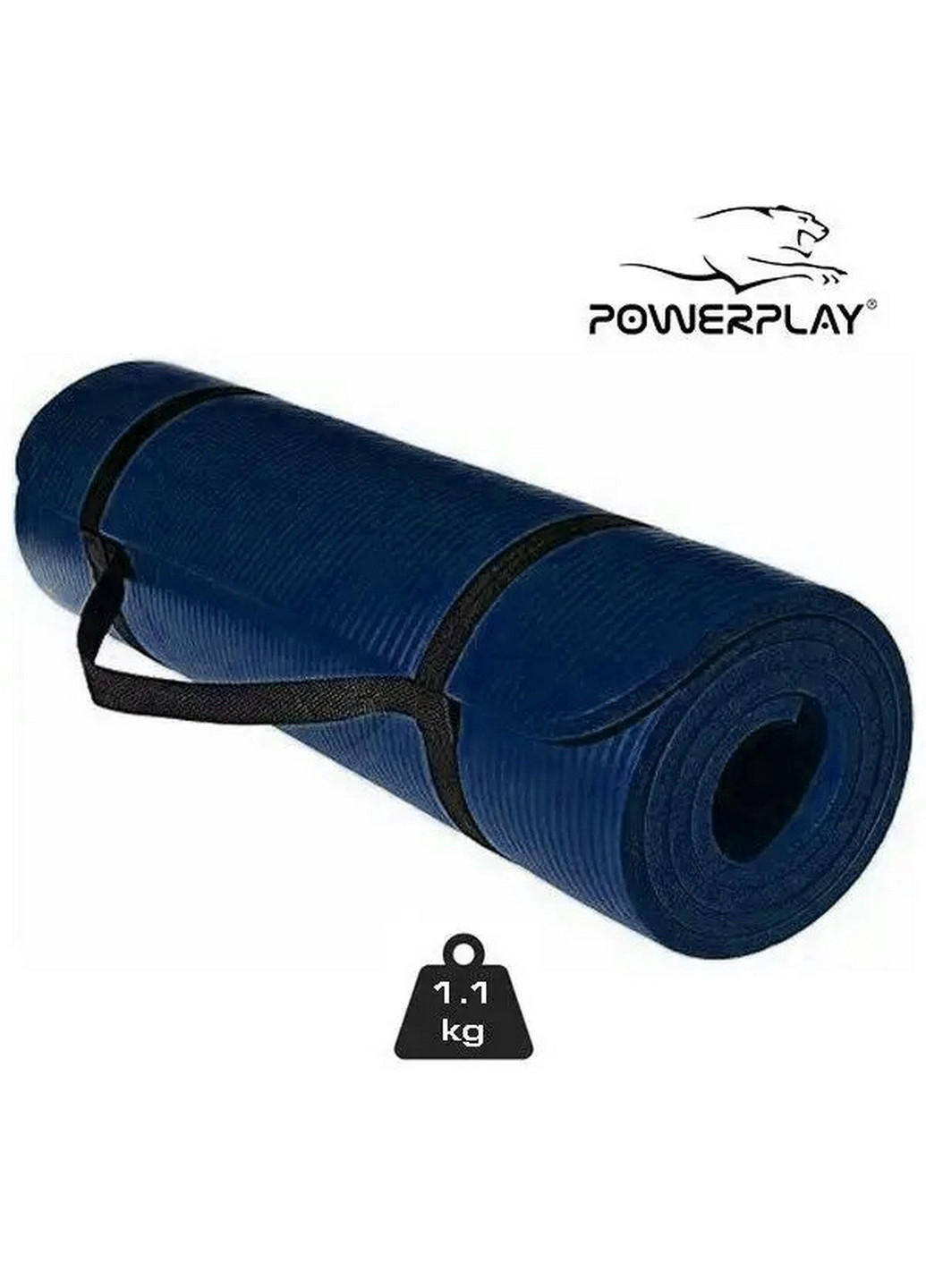 Коврик для йоги и фитнеса 183x61x1,2 см PowerPlay (260496631)