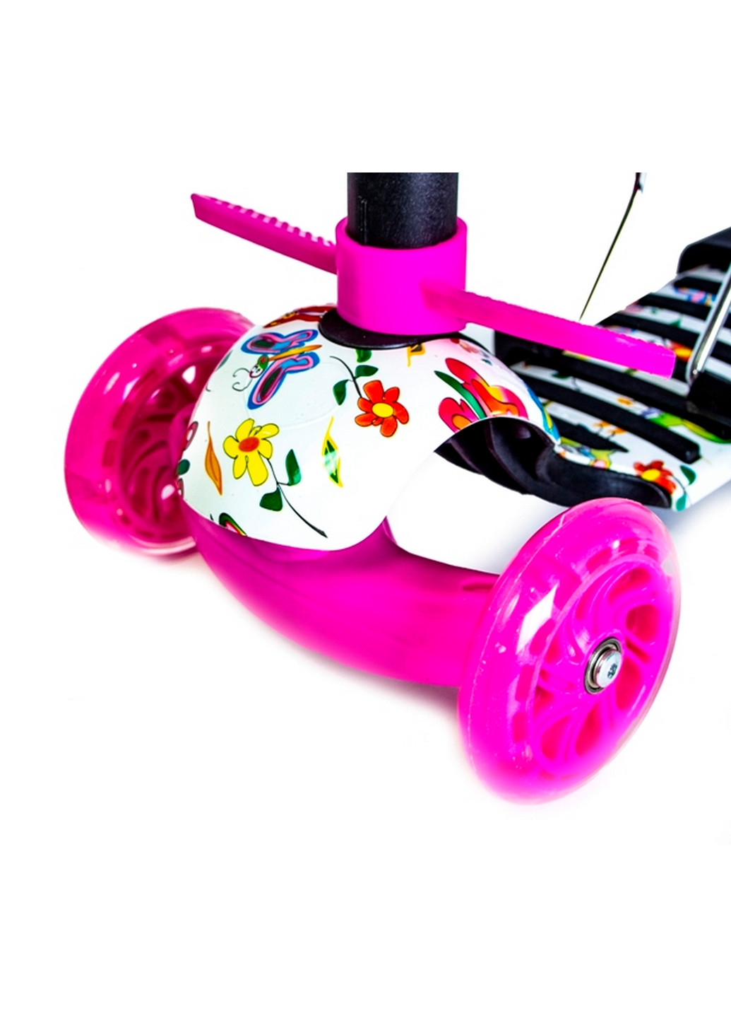 Самокат 5 в 1, с родительской ручкой От 2-8 лет Scale Sports (260497864)