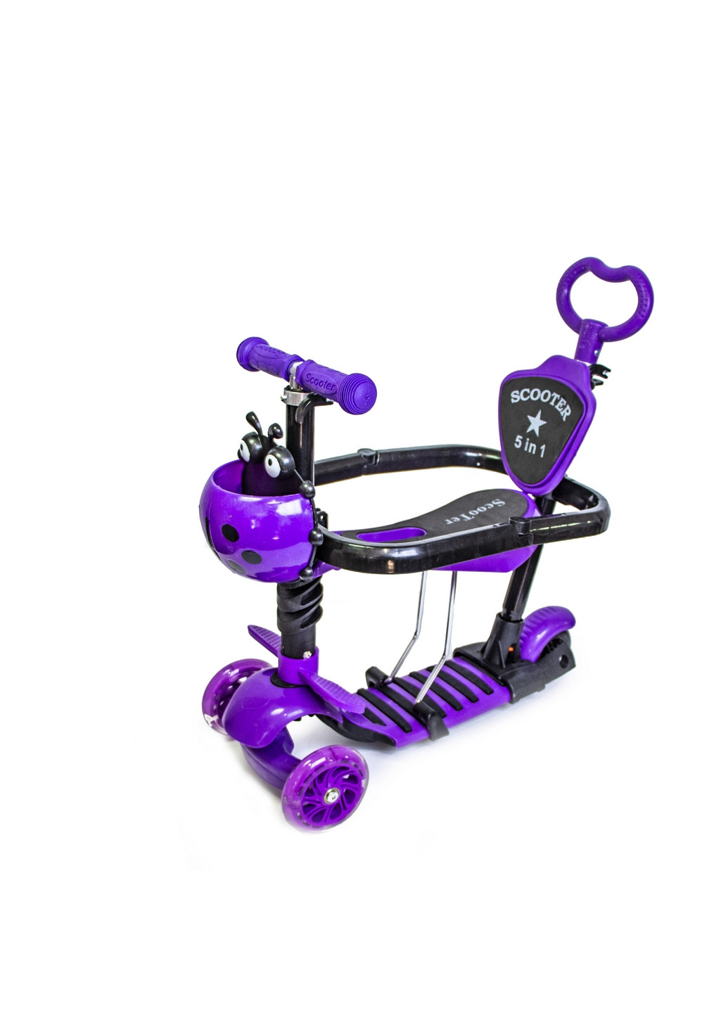 Самокат 5 в 1, многофункциональный, с бортиком От 2 лет Scale Sports (260499687)