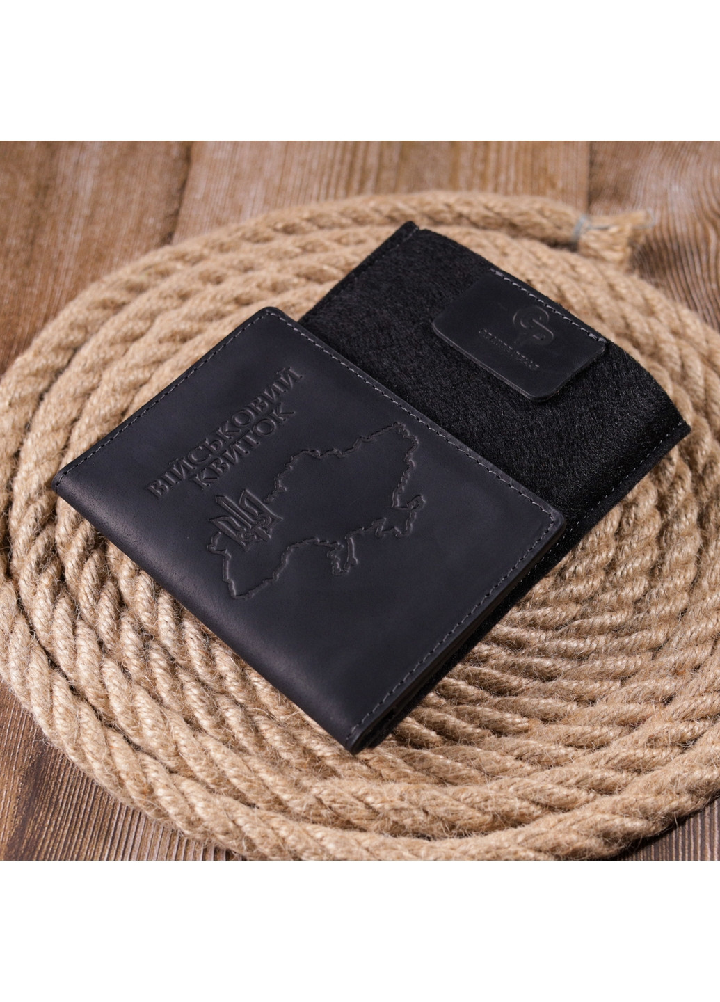 Обложка для документов кожаная 10х13,8 см Grande Pelle (260497462)