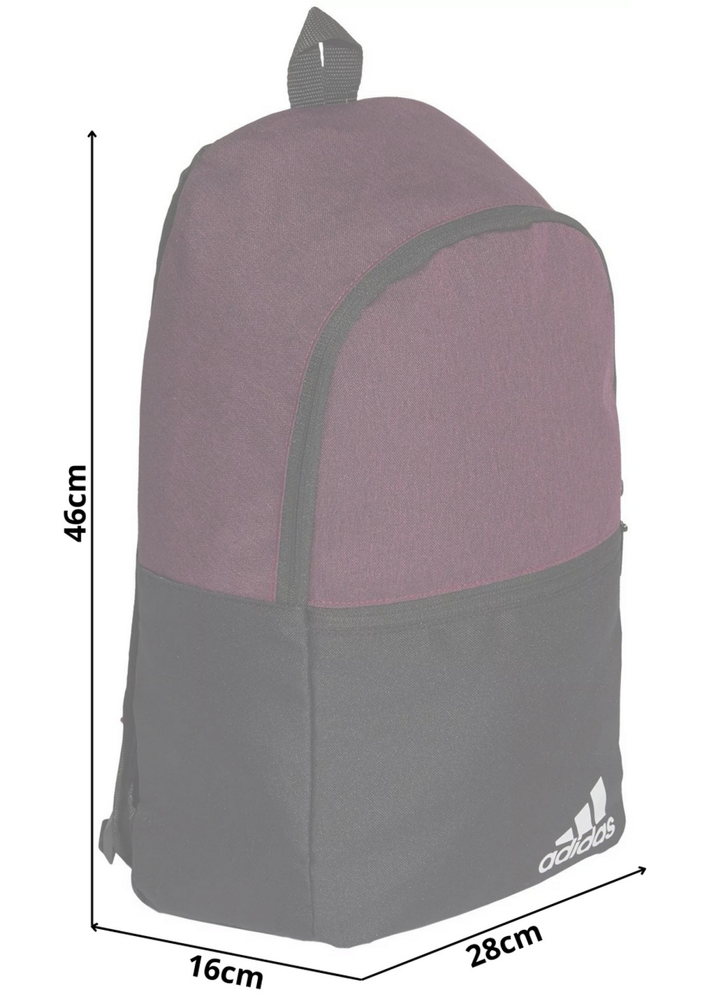 Спортивний рюкзак 18L 28х46х16 см adidas (260496912)