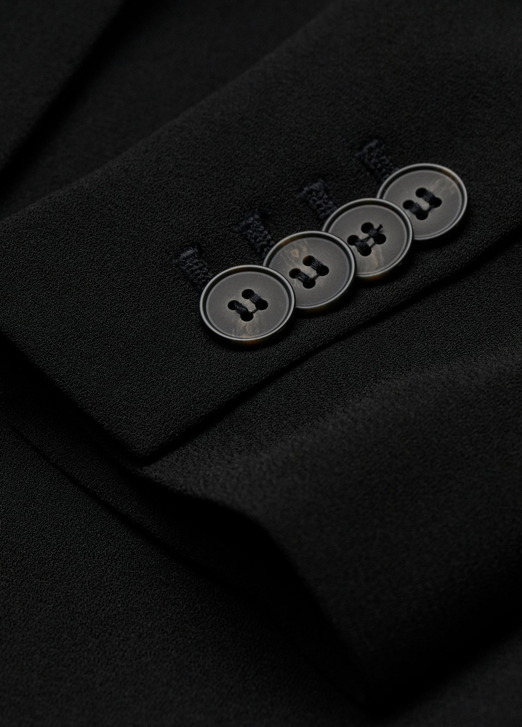 Черный женский жакет H&M однотонный - демисезонный