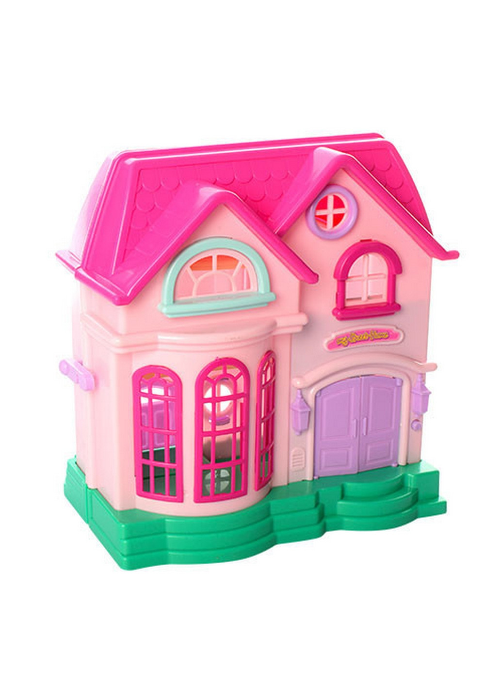 Дитячий ігровий будиночок для ляльок з ляльками та меблями 23,5х14х24 см Limo Toy (260514101)