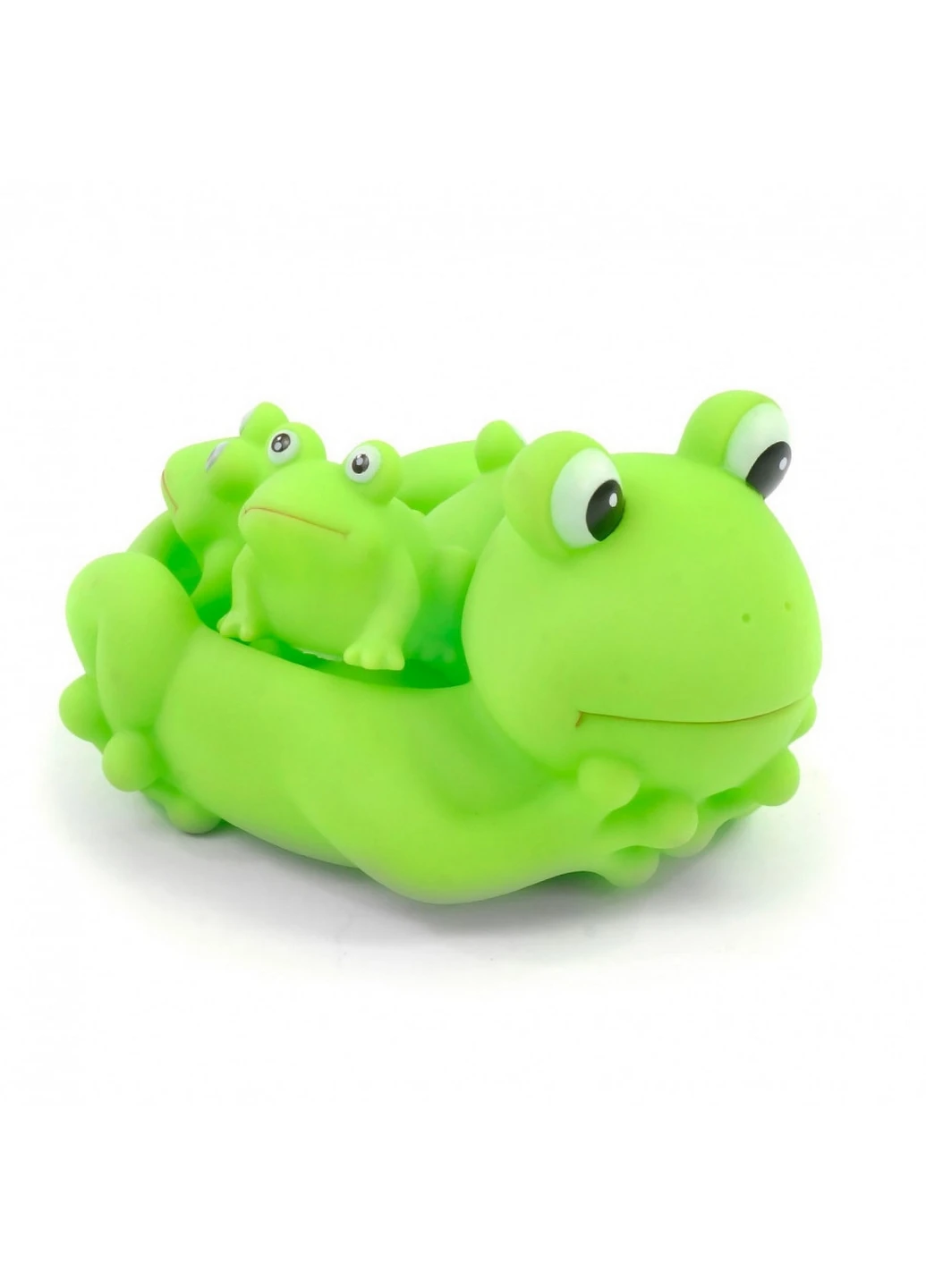 Игрушка уточка для ванной Лягушки 7х12х9 см No Brand (260513105)