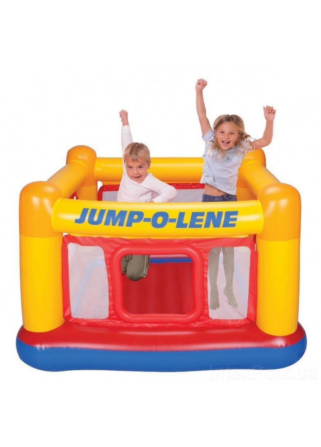 Дитячий надувний батут Jump-O-Lene 174x174x112 см Intex (260512028)