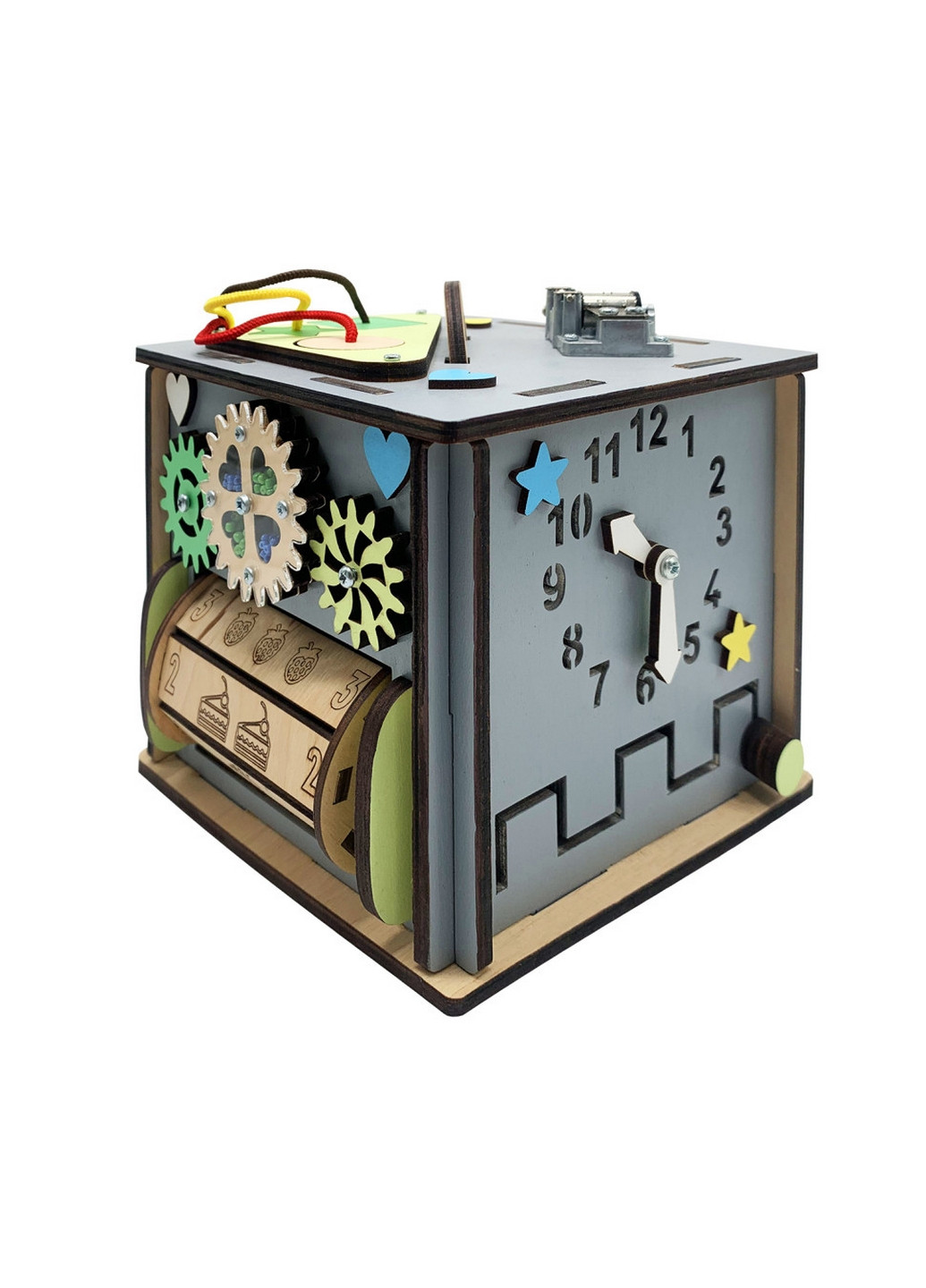 Іграшка, що розвиває "Бізикуб" 15х15х15 см No Brand (260513979)