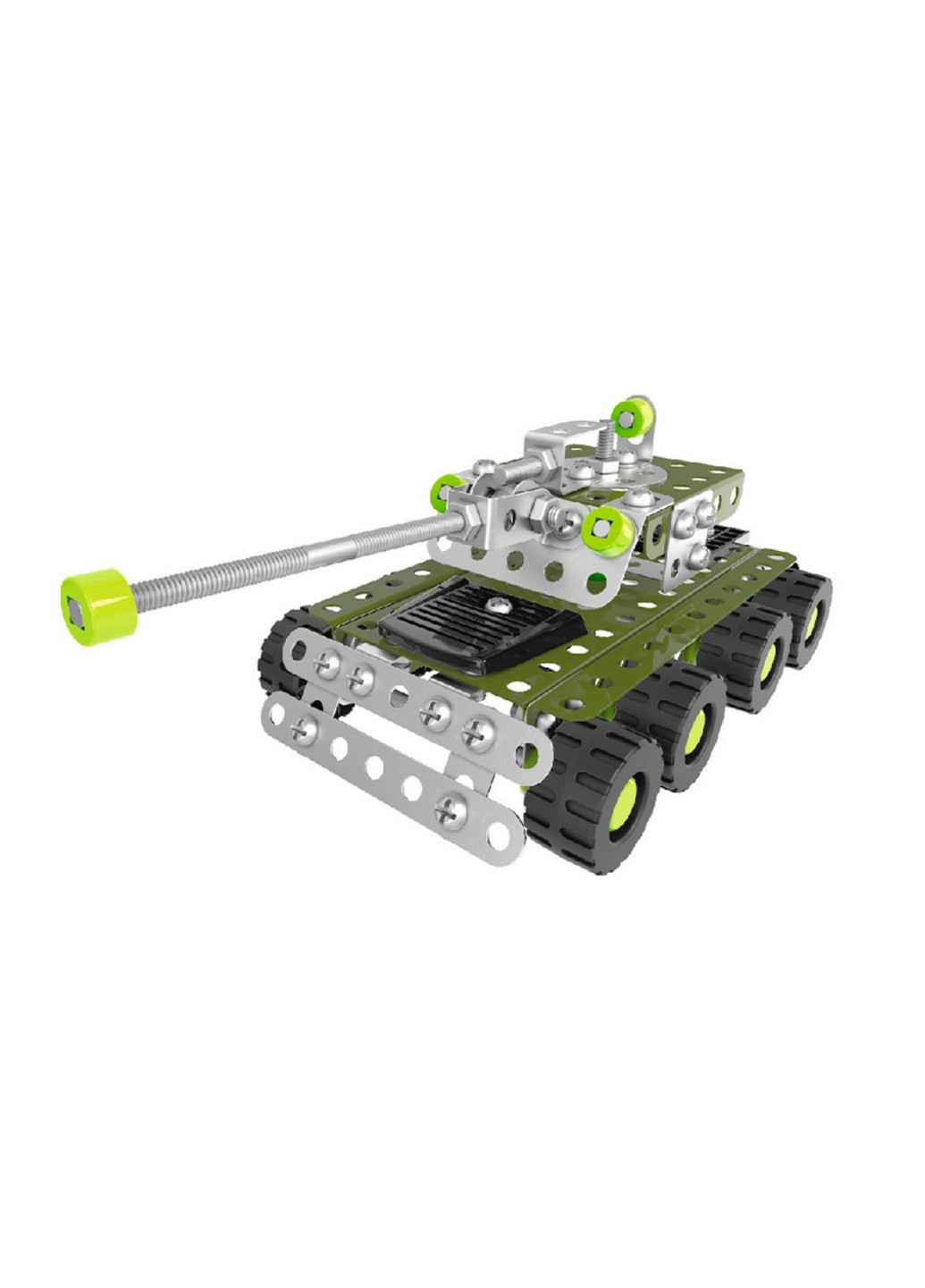 Металевий конструктор Танк, 174 деталі 18,7х3,5х19 см ТехноК (260513410)