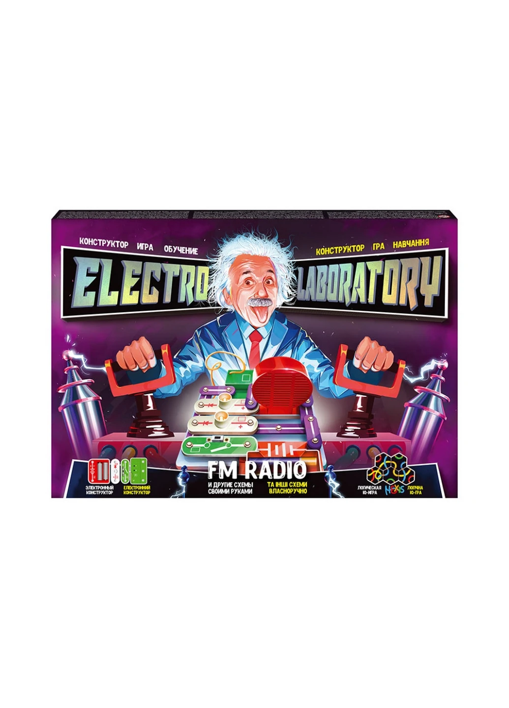 Електронний конструктор "Electro Laboratory. Radio+Piano" 4,5х37х25,5 см Danko Toys (260513484)