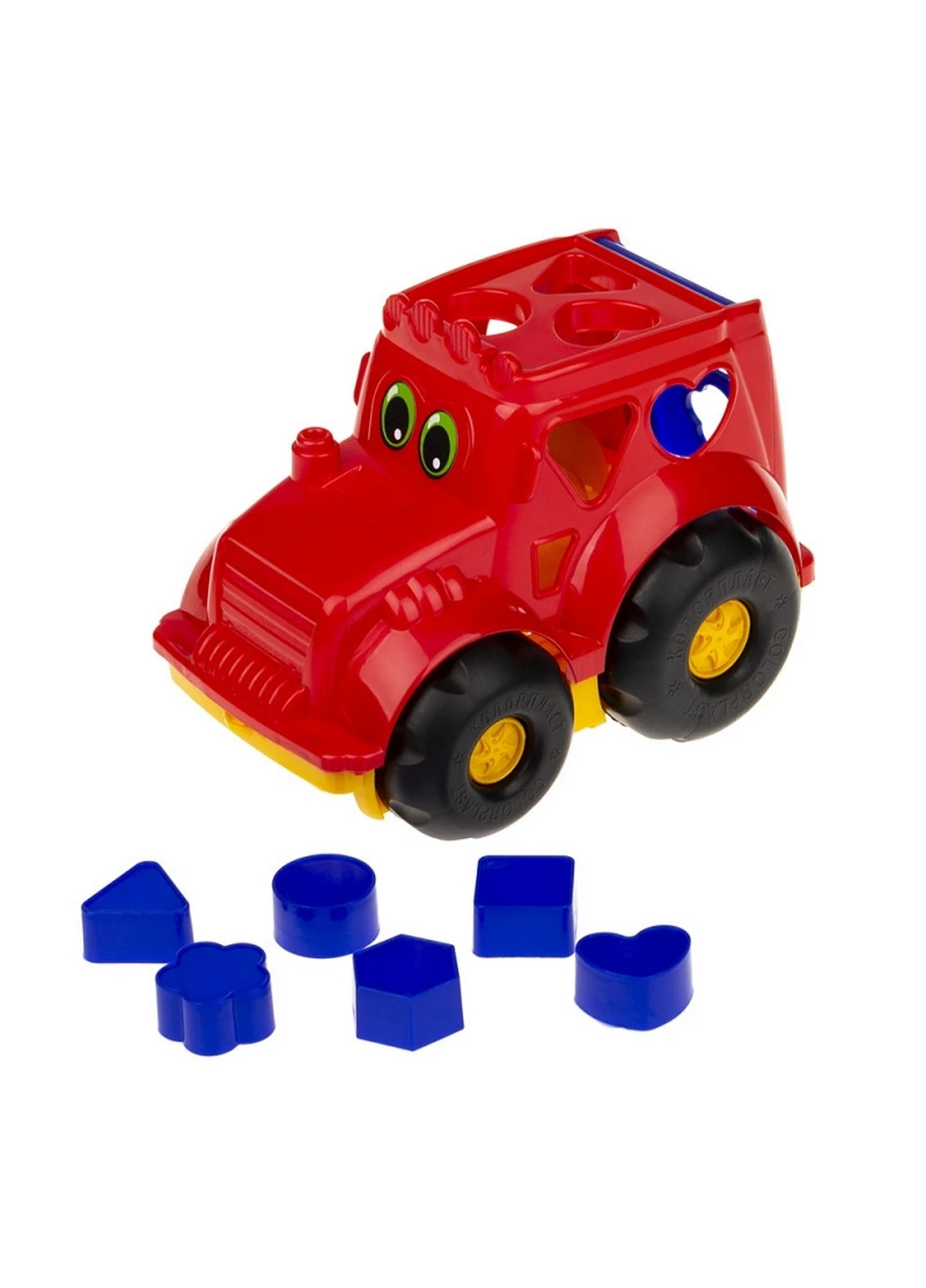Сортер-трактор "Кузнечик" 15,5х23,5х17,5 см Colorplast (260512362)