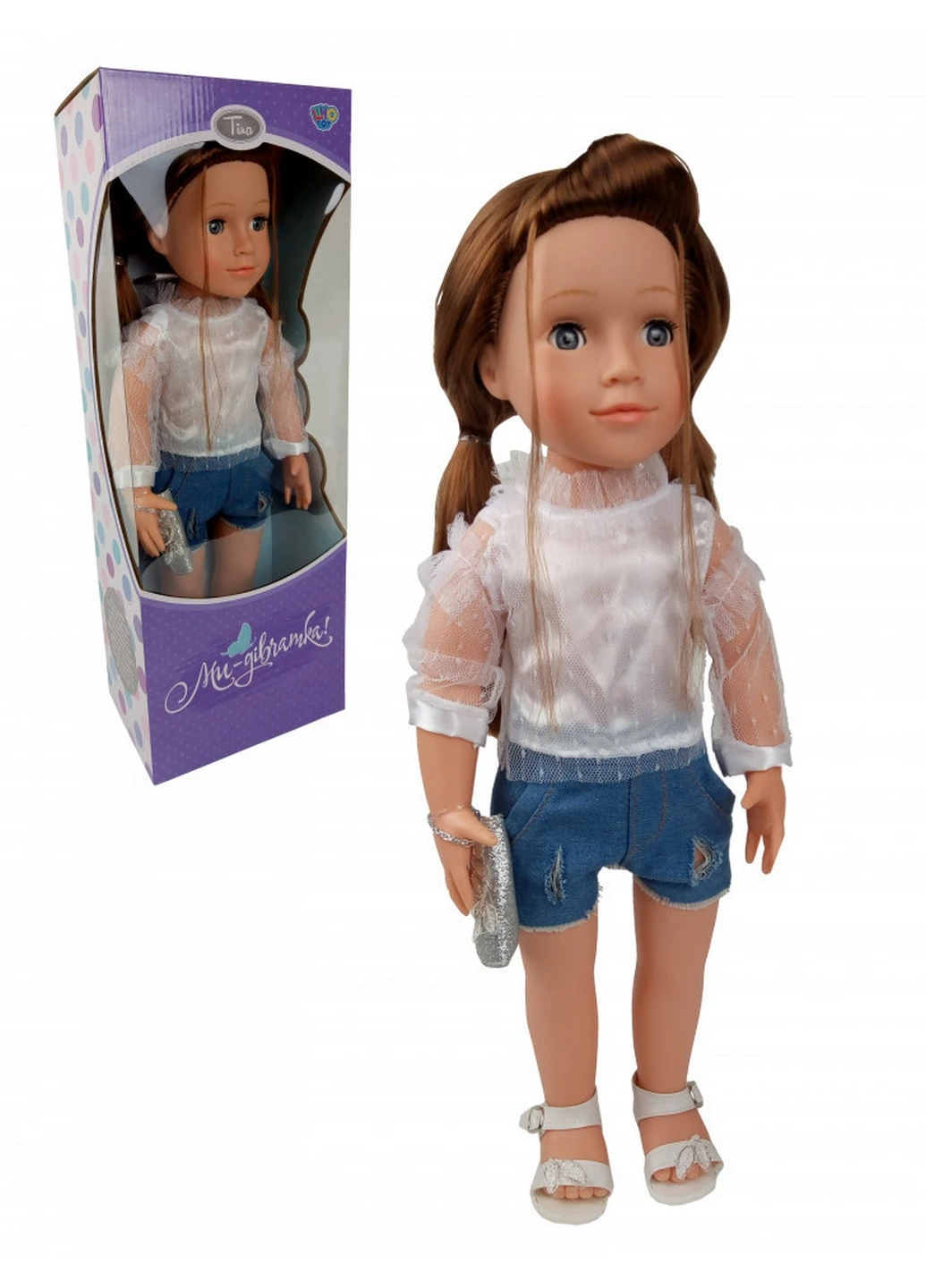 Інтерактивна розвиваюча Лялька Тіна UA 48 см Limo Toy (260513279)