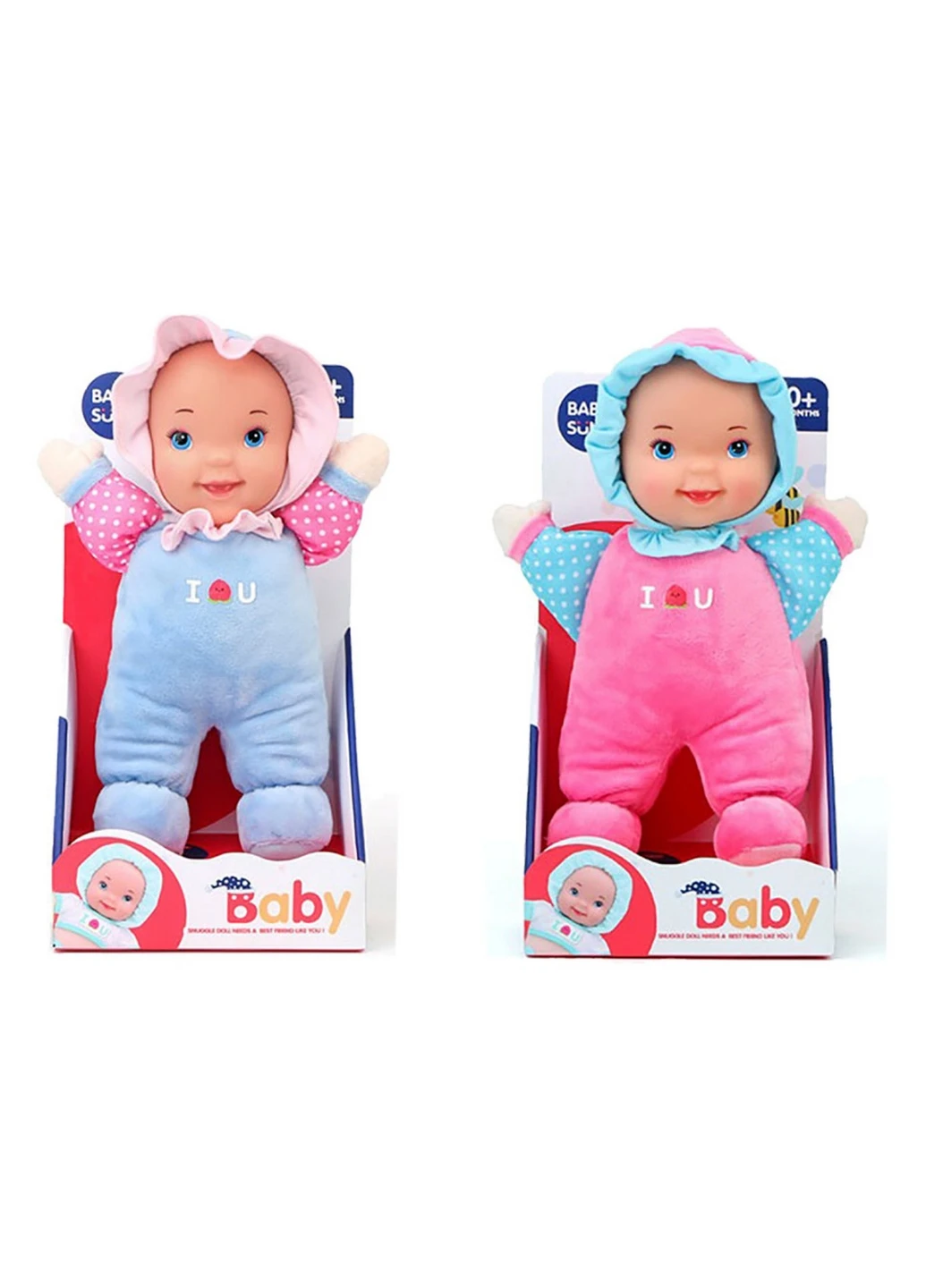 Дитяча іграшка "Пупс" м'яконабивна 17,5х13х32,5 см No Brand (260512114)