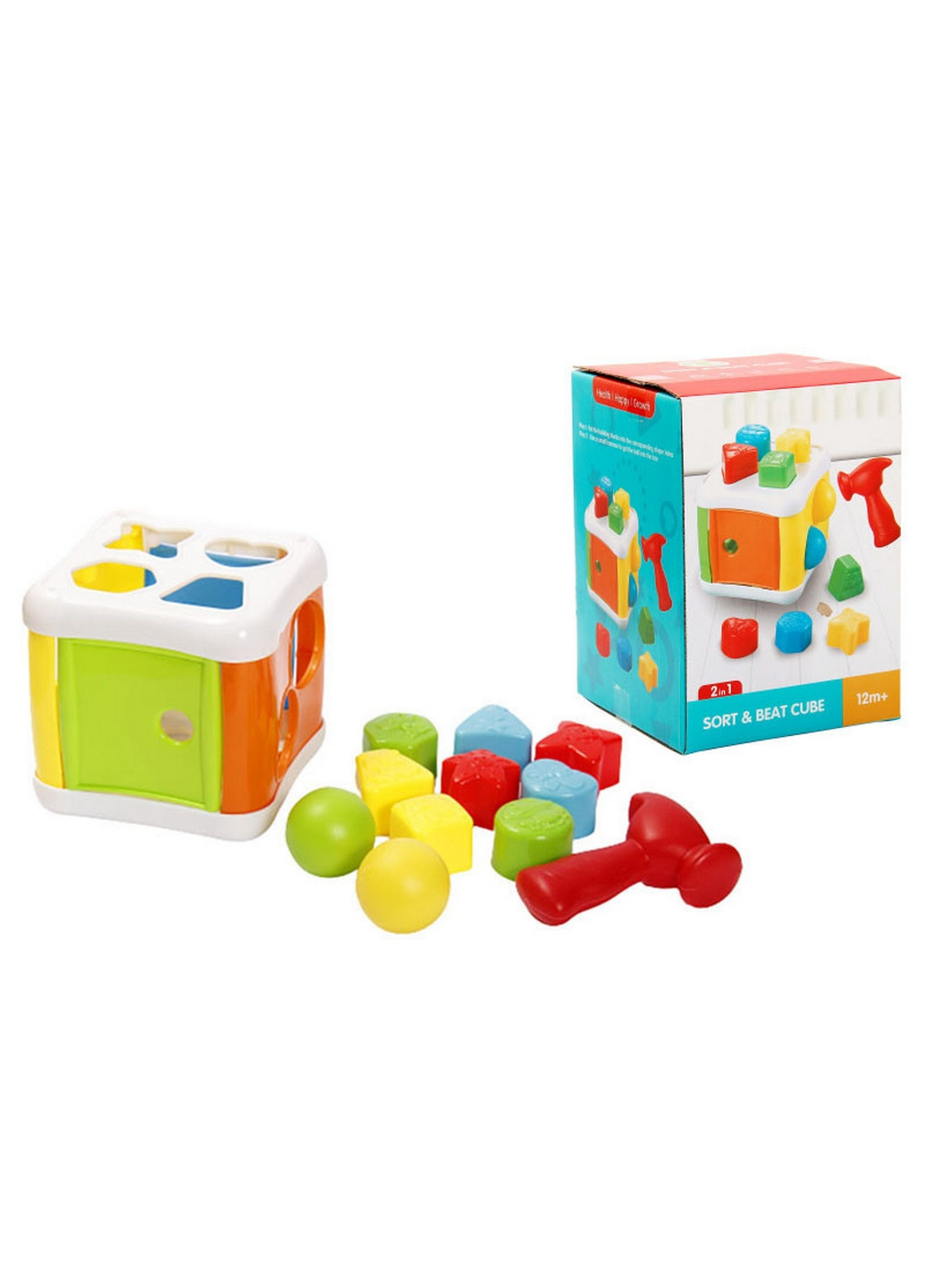 Логика-сортер фигурки-вкладыши 14х14х14 см Bambi (260512882)