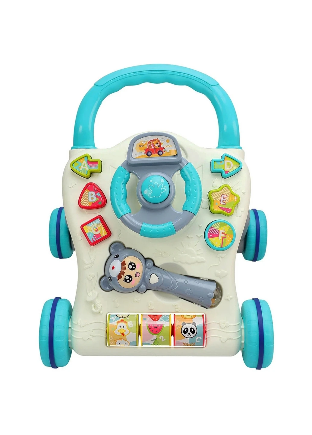 Дитячі ходунки-каталка з музикою та світлом 38х11х48 см Limo Toy (260514107)