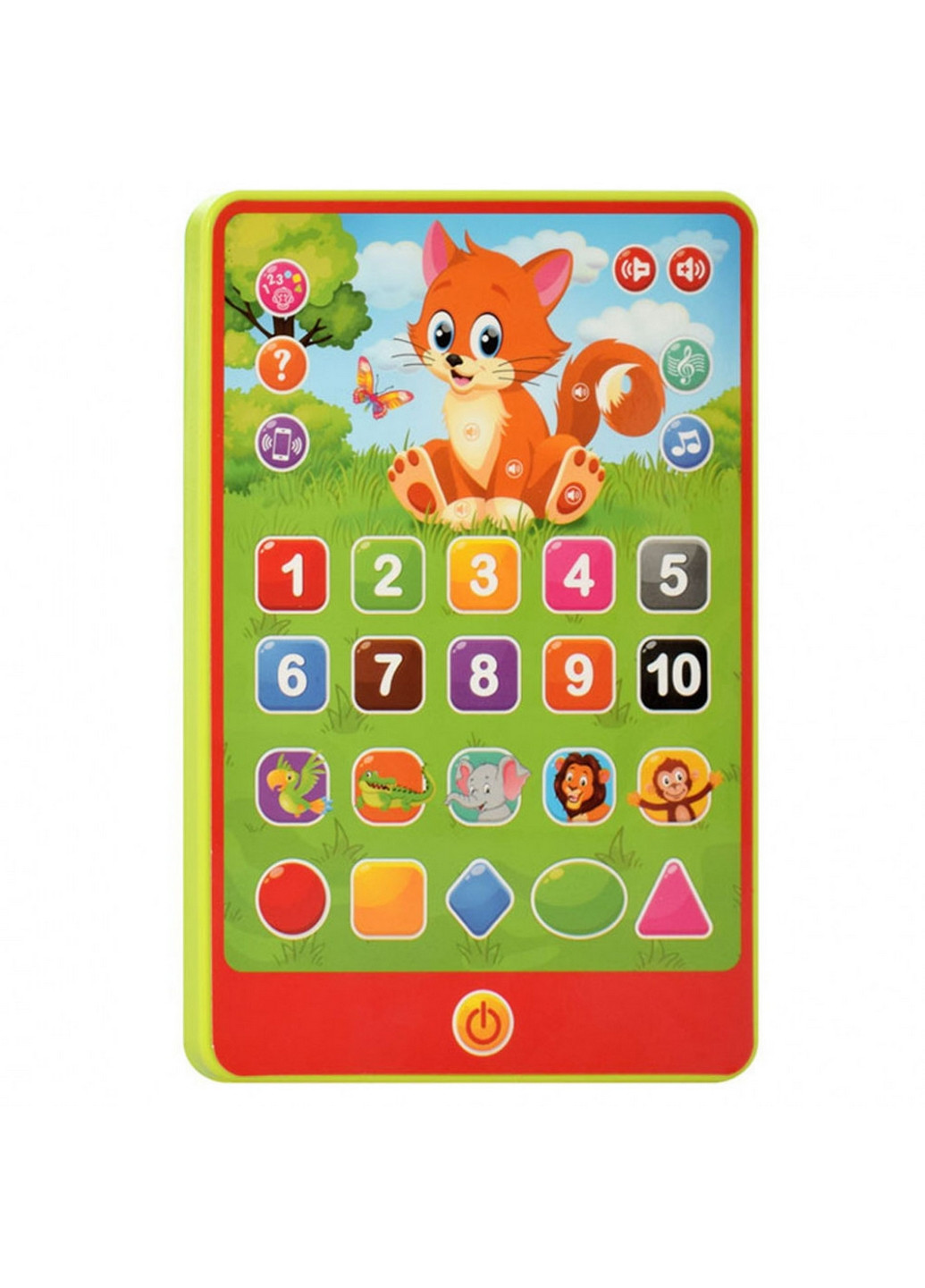 Дитячий інтерактивний планшет на русявий. Мови 20х10х3 см Limo Toy (260512230)