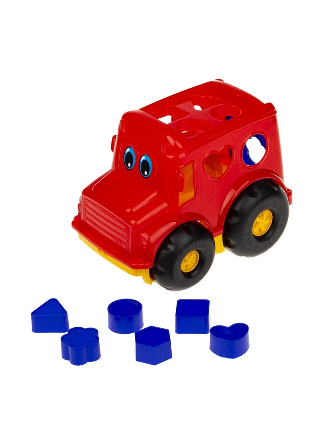 Сортер-автобус "Бусик" 15,5х23,5х17,5 см Colorplast (260514161)