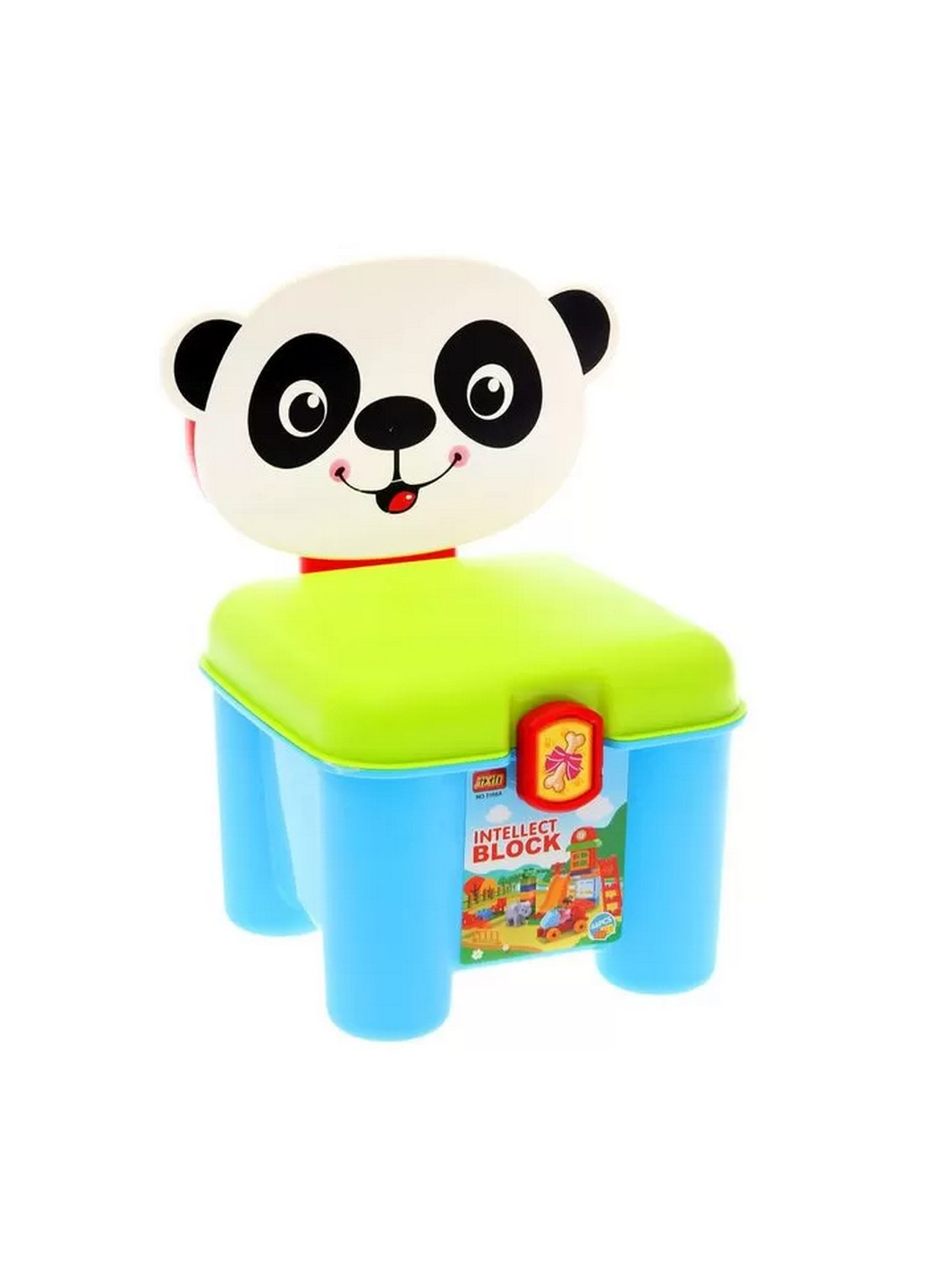 Детский конструктор "Пандочка" для малышей (46 деталей) в чемодане-стульчике 35х22х25 см Bambi (260512935)