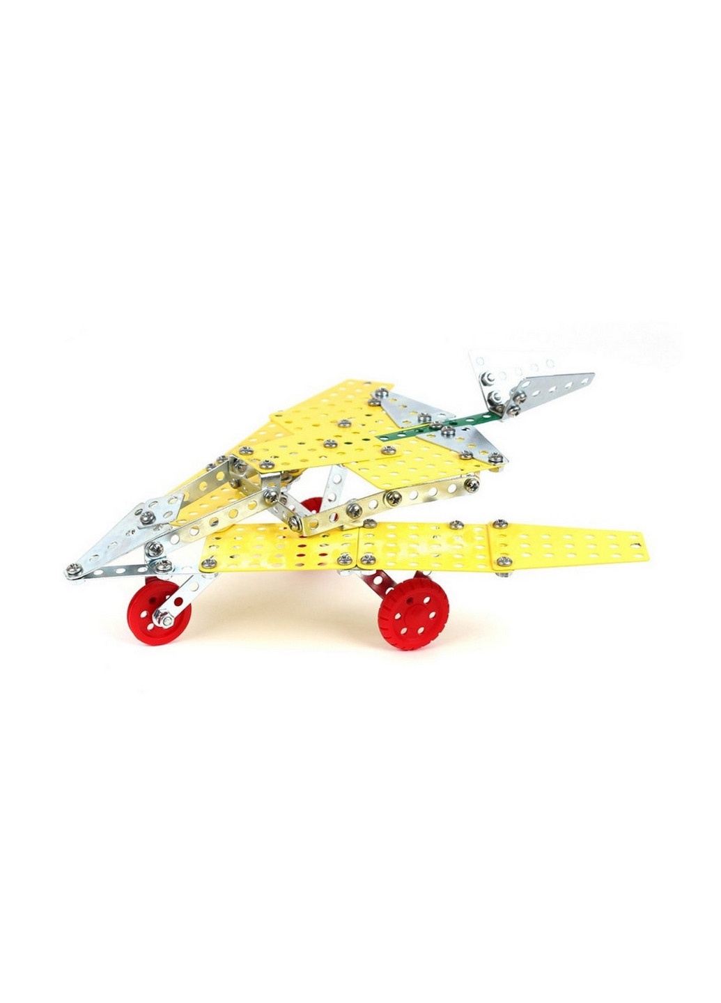 Детский конструктор металлический "Самолет-невидимка", 183 детали 19х23х43 см ТехноК (260513424)