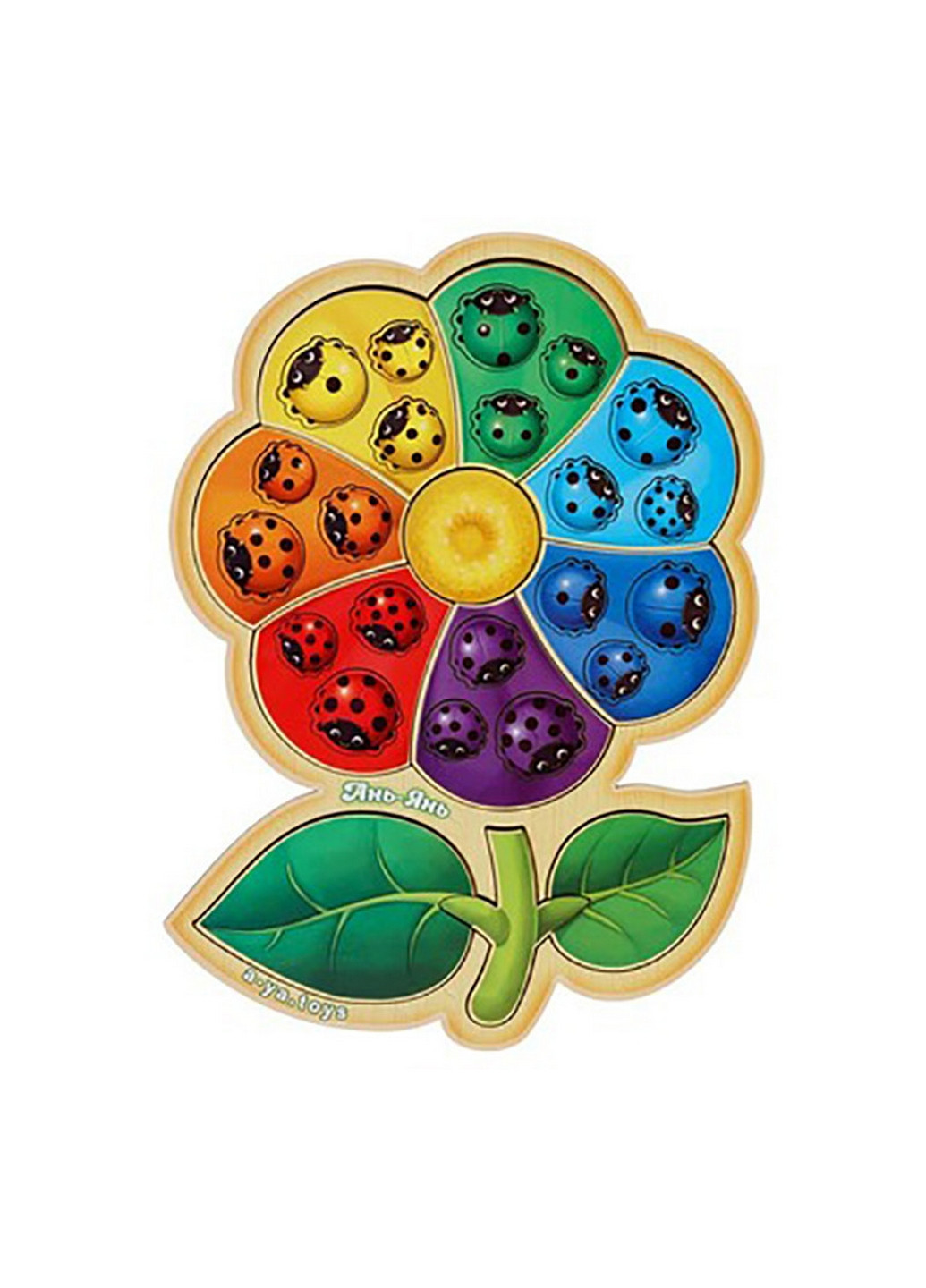 Настольная развивающая игра "Цветик-семицветик-2" сортер с карточками 1х22х33 см Ubumblebees (260512801)