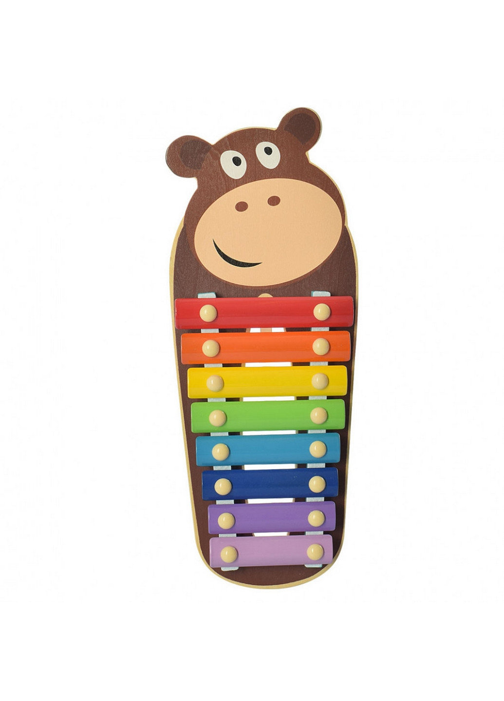 Детская игрушка Ксилофон (Бегемот) 15,5х35х4 см No Brand (260513975)