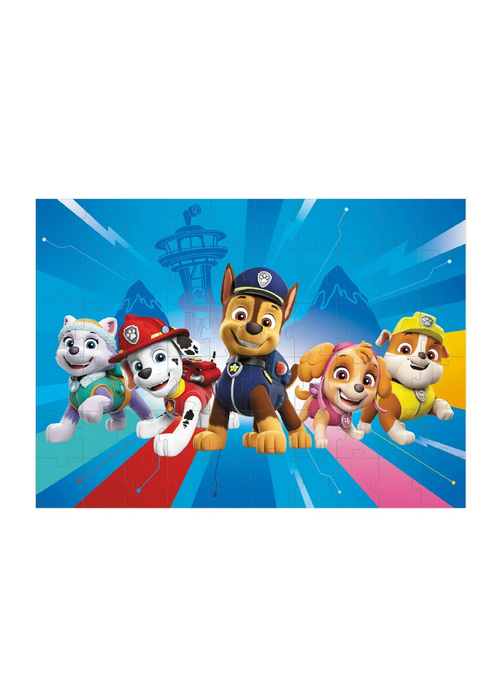 Дитячі пазли "Готові до пригод" 60 елементів з фігуркою 4х24х18 см Paw Patrol (260514241)