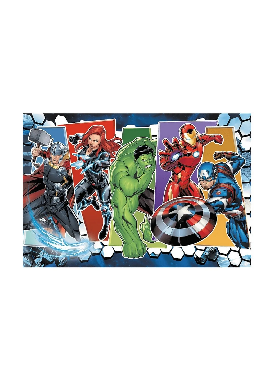 Дитячі пазли Marvel "Непереможні месники", 60 елементів 33х22 см Trefl (260514183)