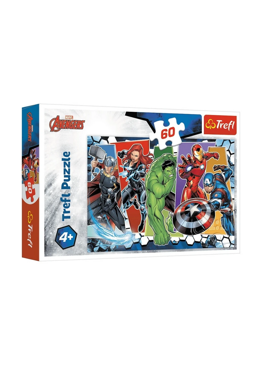 Дитячі пазли Marvel "Непереможні месники", 60 елементів 33х22 см Trefl (260514183)