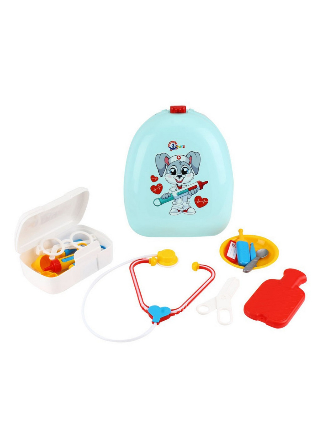 Іграшка "Набір лікаря в рюкзаку", 13 Предметів 13х27х22 см ТехноК (260513466)