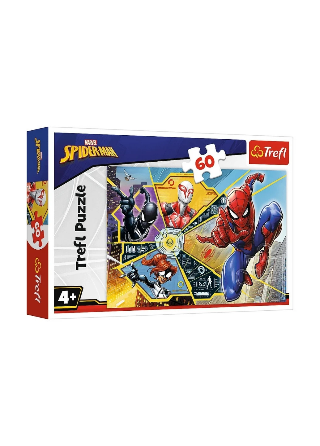 Дитячі пазли Marvel "Битва в павутинні", 60 елементів 33х22 см Trefl (260513372)