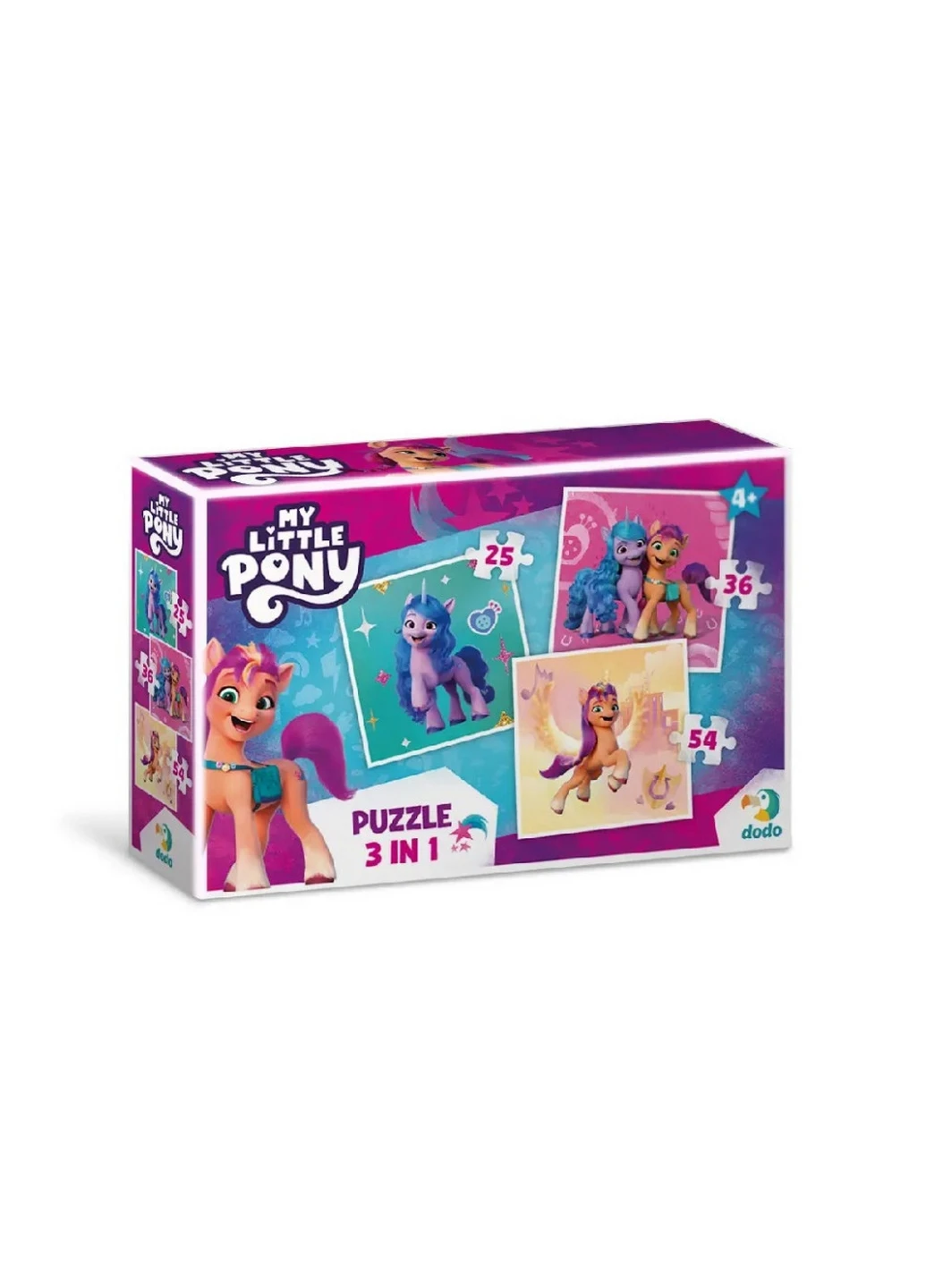 Дитячі пазли 3 в 1 My Little Pony "Іззі та Санні" 20х20 см Dodo (260514322)
