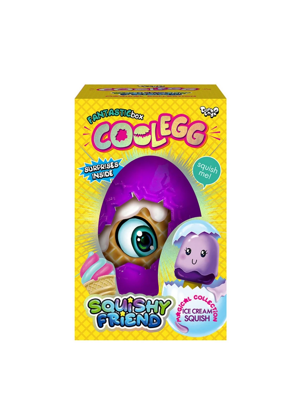 Набор креативного творчества "Cool Egg" 13х13х20,5 см Danko Toys (260512489)