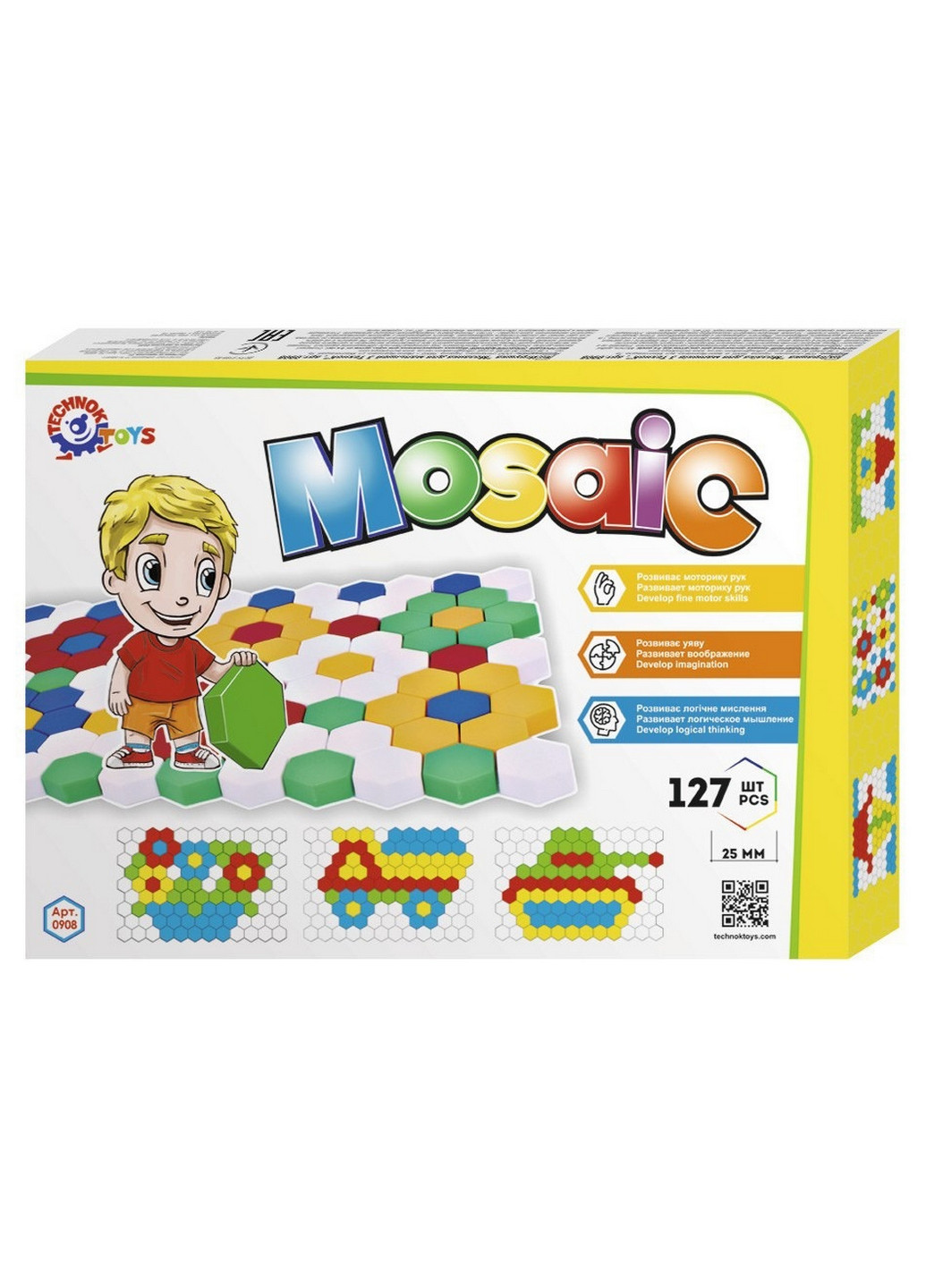 Іграшка "Мозаїка для малюків 3" 4х34х25 см ТехноК (260512455)