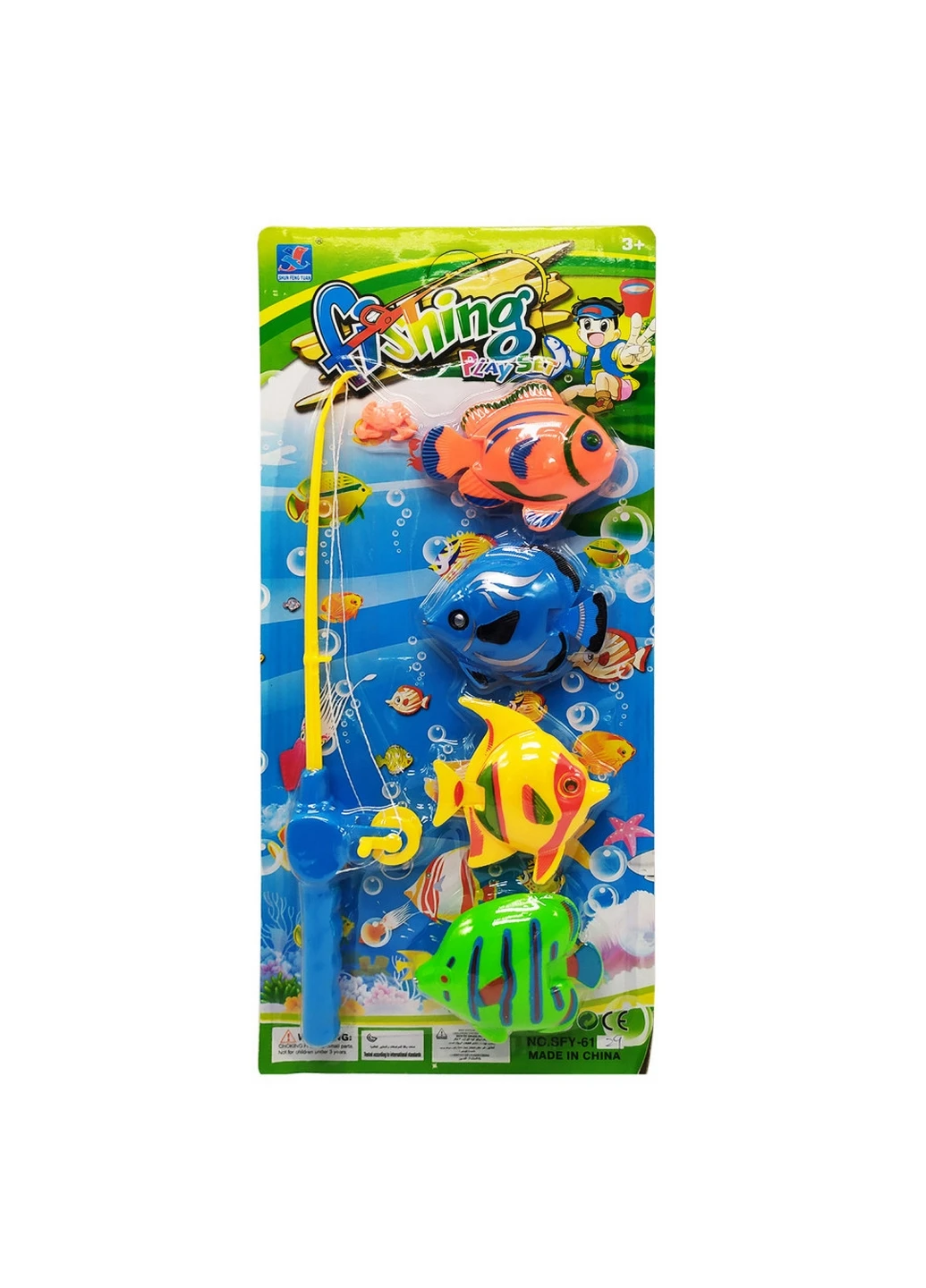 Игровой набор Рыбалка удочка, рыбки, планшет От 3-х лет Bambi (260512861)