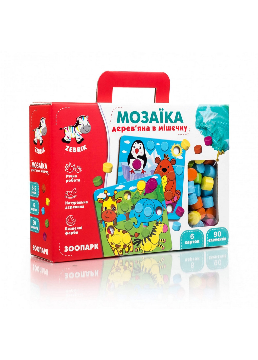 Детская мозаика Зоопарк 24х6х21 см Vladi toys (260513300)