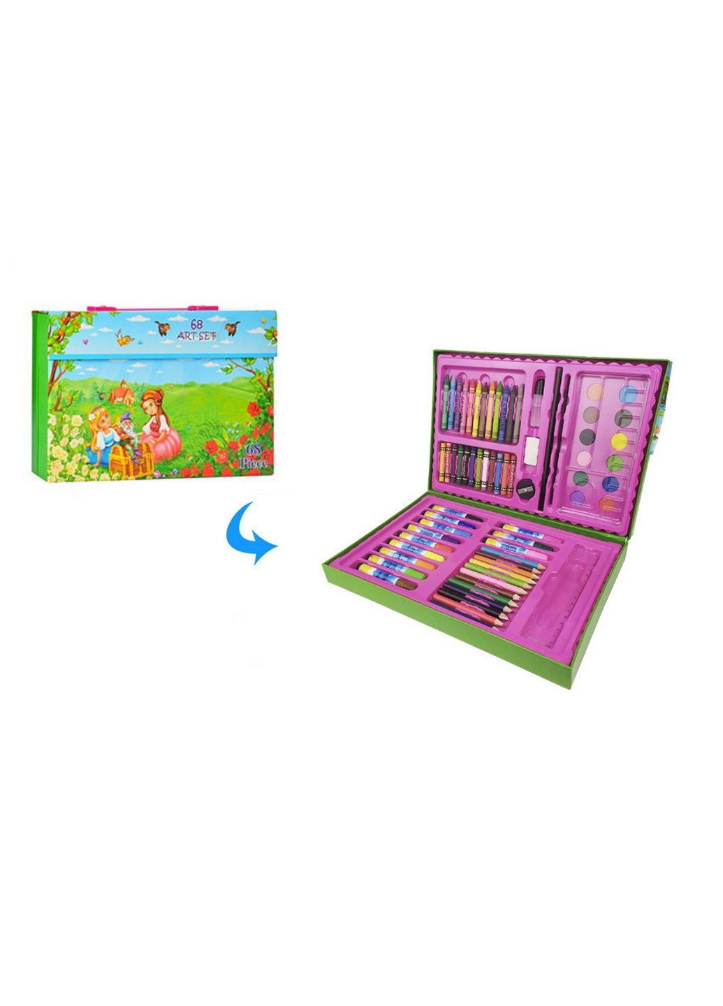 Детский набор для рисования в чемодане 31х20х5,5 см Metr+ (260512202)