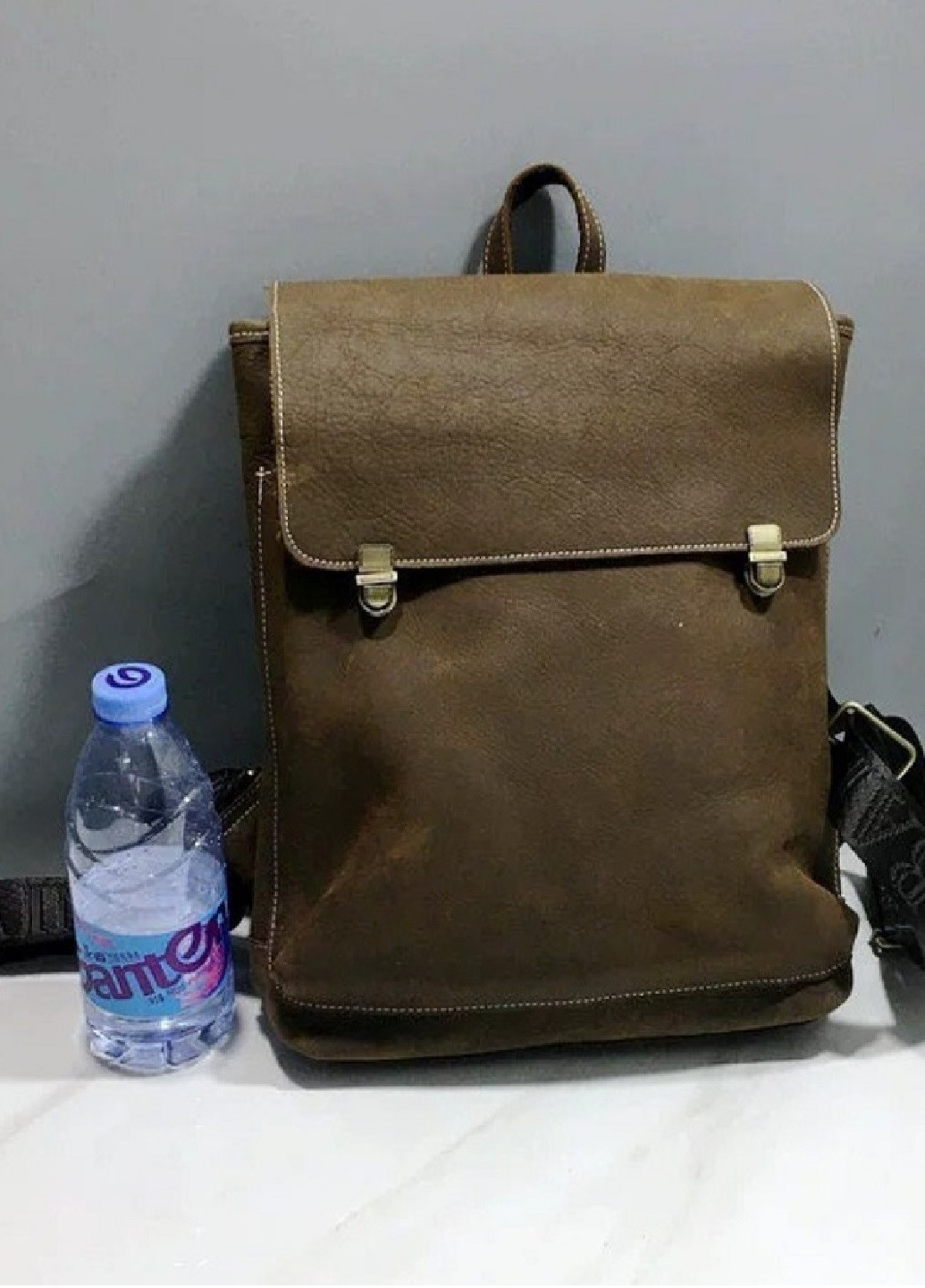 Кожаный рюкзак вместительный Vishnya (260509983)