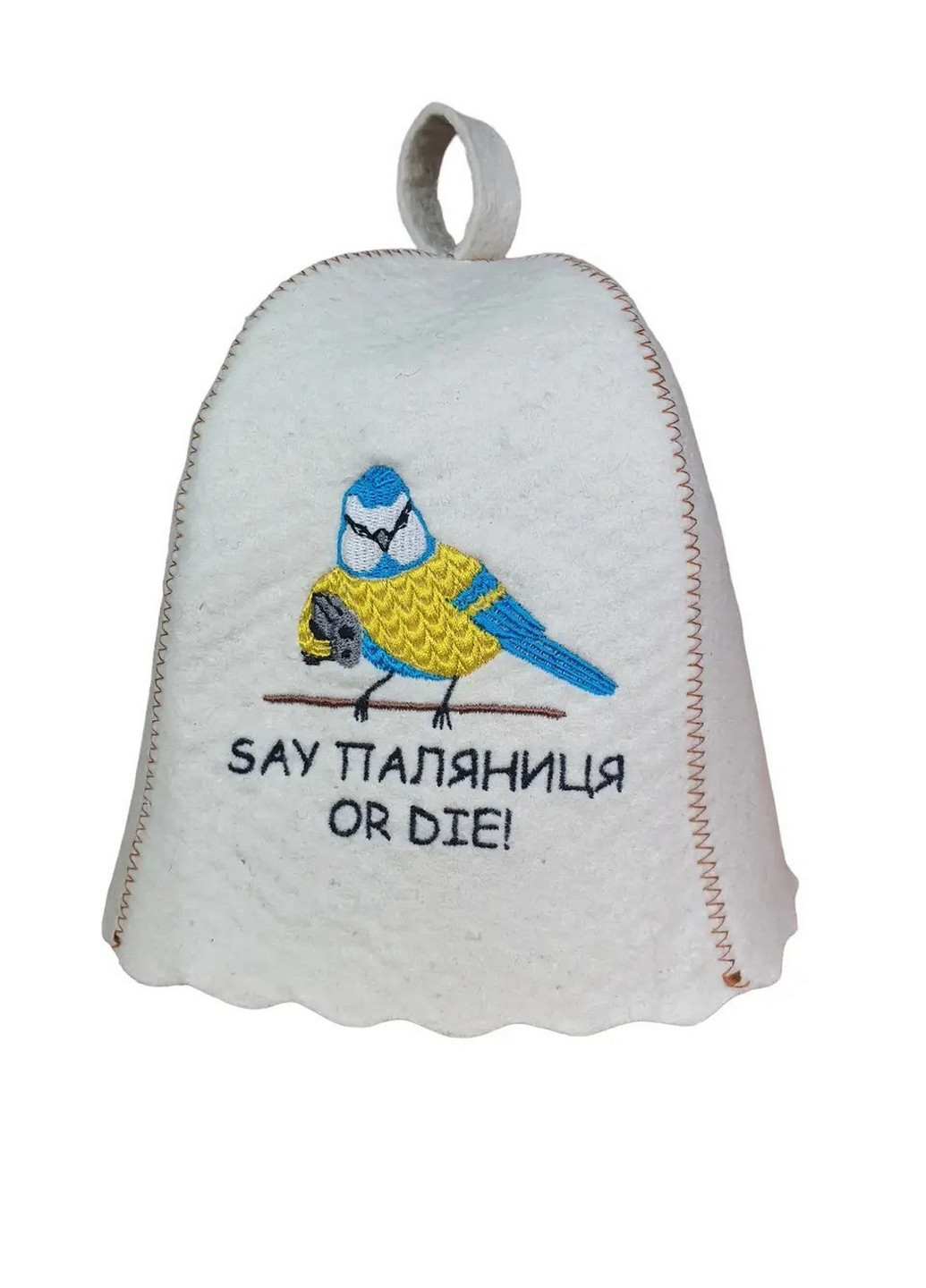 Шапка для лазні "Say паляниця or die!" Універсальний Luxyart (260515435)