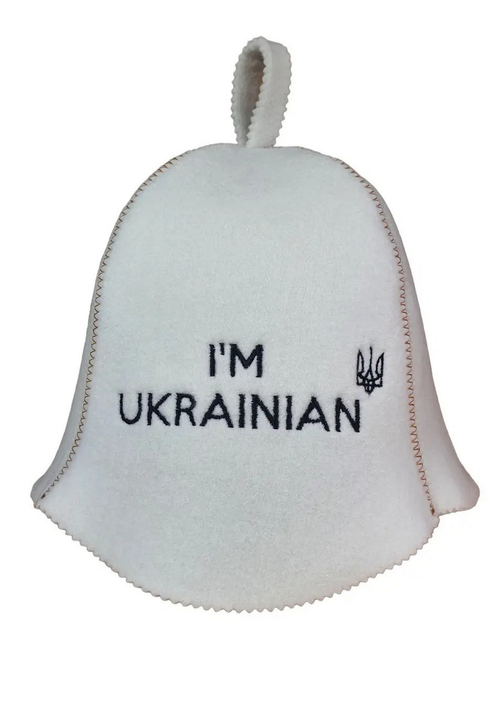 Шапка для бани "I am Ukrainian" Универсальный Luxyart (260515495)