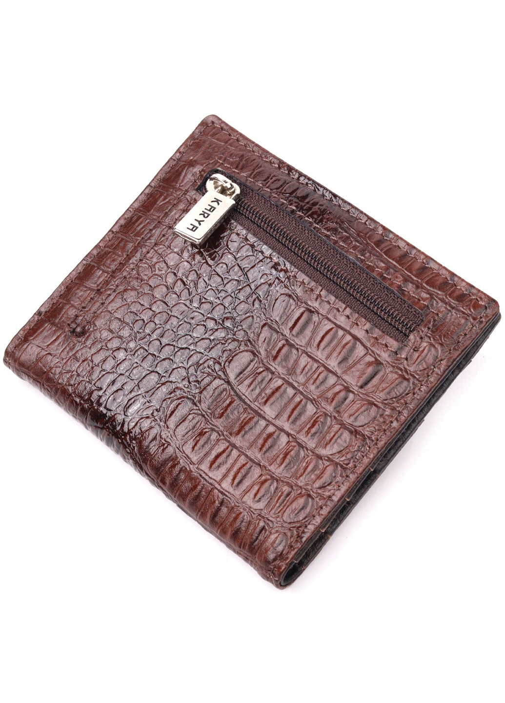 Мужская кожаная визитница 10х8,5х1 см Karya (260515706)