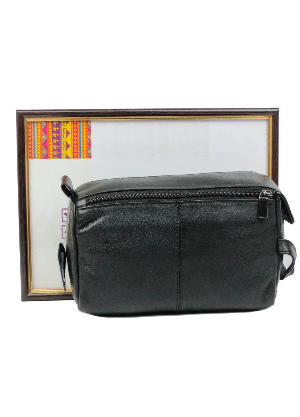 Шкіряна косметичка 22х15х9 см No Brand (260514794)
