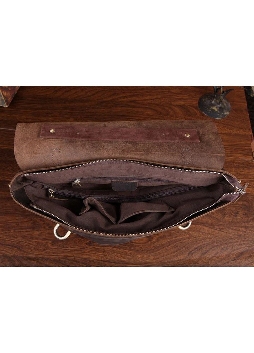 Чоловічий шкіряний портфель 40х32х10 см Vintage (260514742)