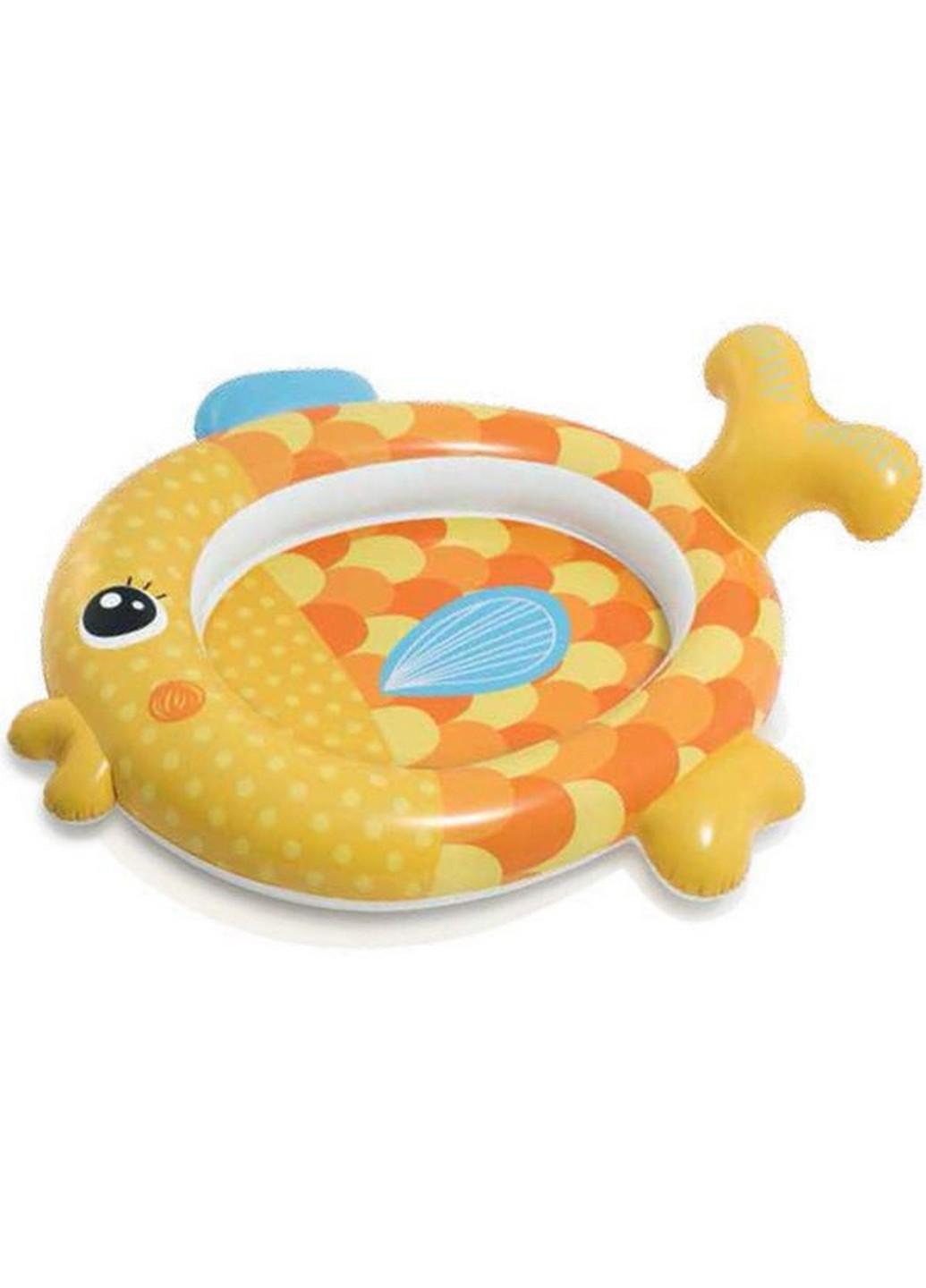 Детский надувной бассейн Золотая рыбка с ремкомплектом в наборе От 12 месяцев Intex (260514712)