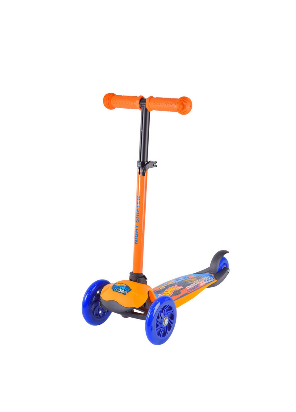 Детский самокат "Hot Wheels" с рюкзачком 17х20 см Bambi (260513002)