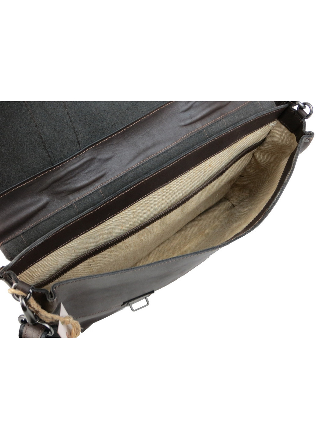 Чоловічий шкіряний портфель 39х30х7 см Mykhail Ikhtyar (260512038)