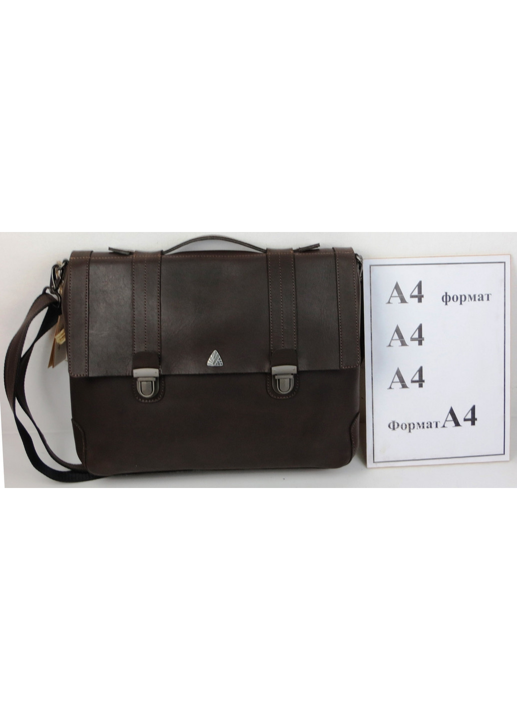 Чоловічий шкіряний портфель 39х30х7 см Mykhail Ikhtyar (260512038)