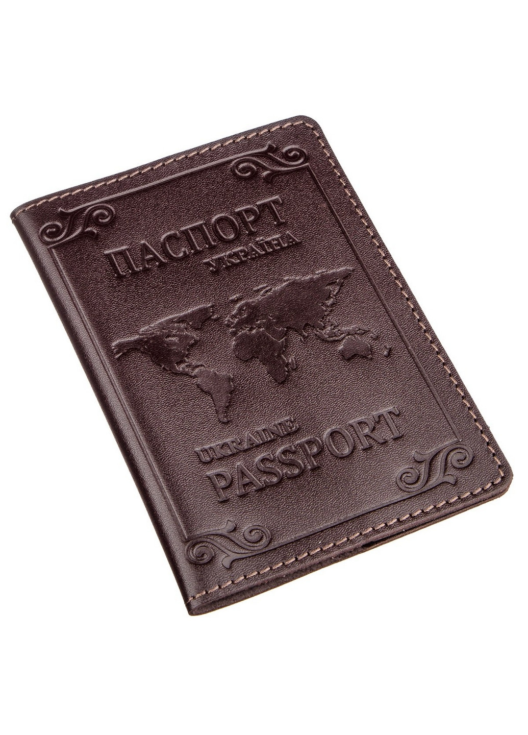 Шкіряна обкладинка для документів 9,5х13 см Shvigel (260513561)