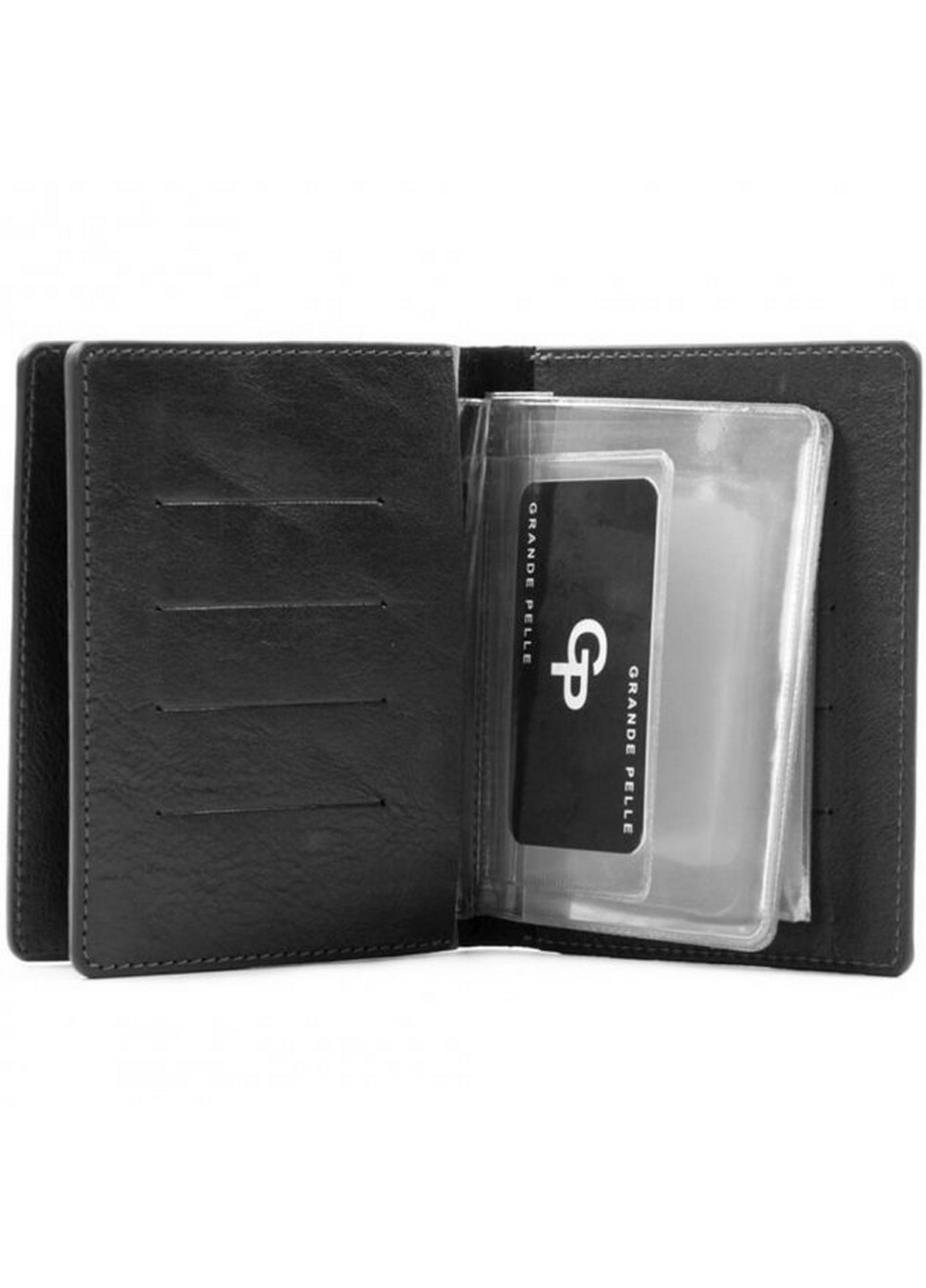 Кожаная обложка для документов 14х10,5х2 см Grande Pelle (260514146)